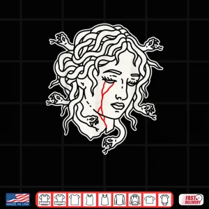 Medusa Head Tattoo Flash Shirt 4 Design Medusa Head Tattoo Flash Shirt