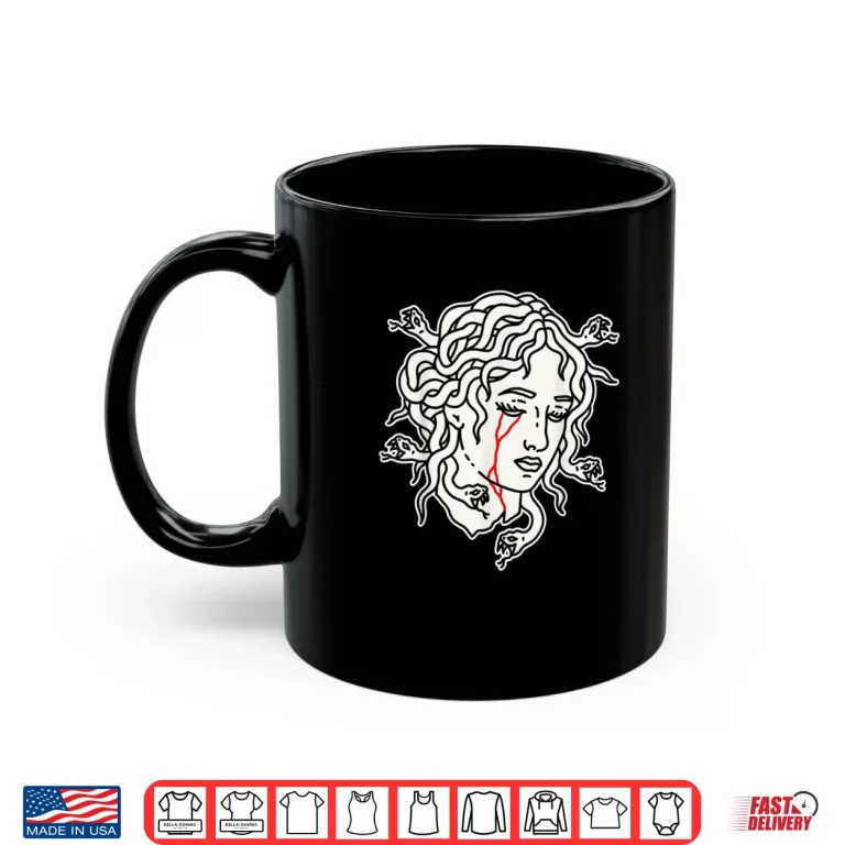 Mug Medusa Head Tattoo Flash Shirt