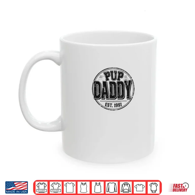 Mug Pup Daddy Retro 1991 Shirt