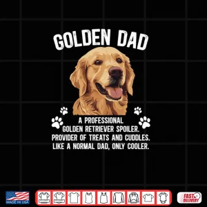 Design Golden Dad Definition Golden Retriever Dad Long Shirt