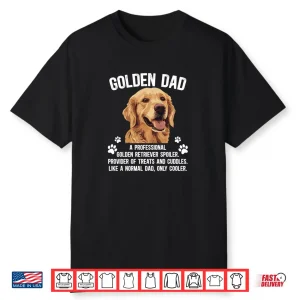 Golden Dad Definition Golden Retriever Dad Long Shirt