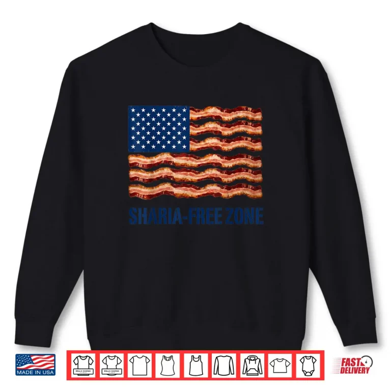 Sweatshirt Sharia Free Zone Quote Shirt