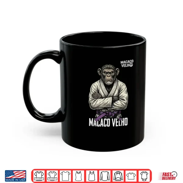 Mug Seasoned Grappler BJJ Purple Belt Monkey Brazilian Jiu Jitsu Shirt