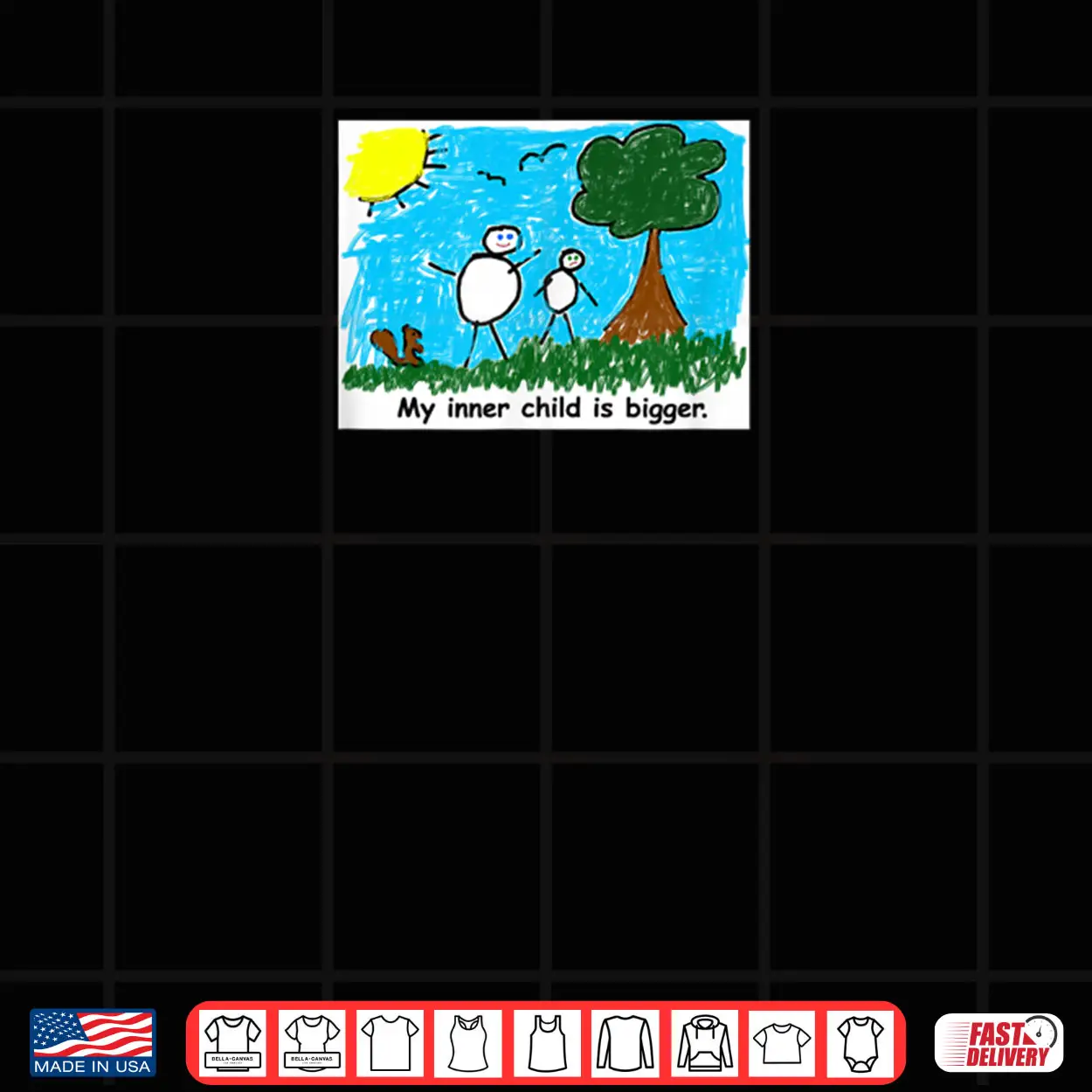 My Inner Child is Bigger Shirt My Inner Child is Bigger Shirt