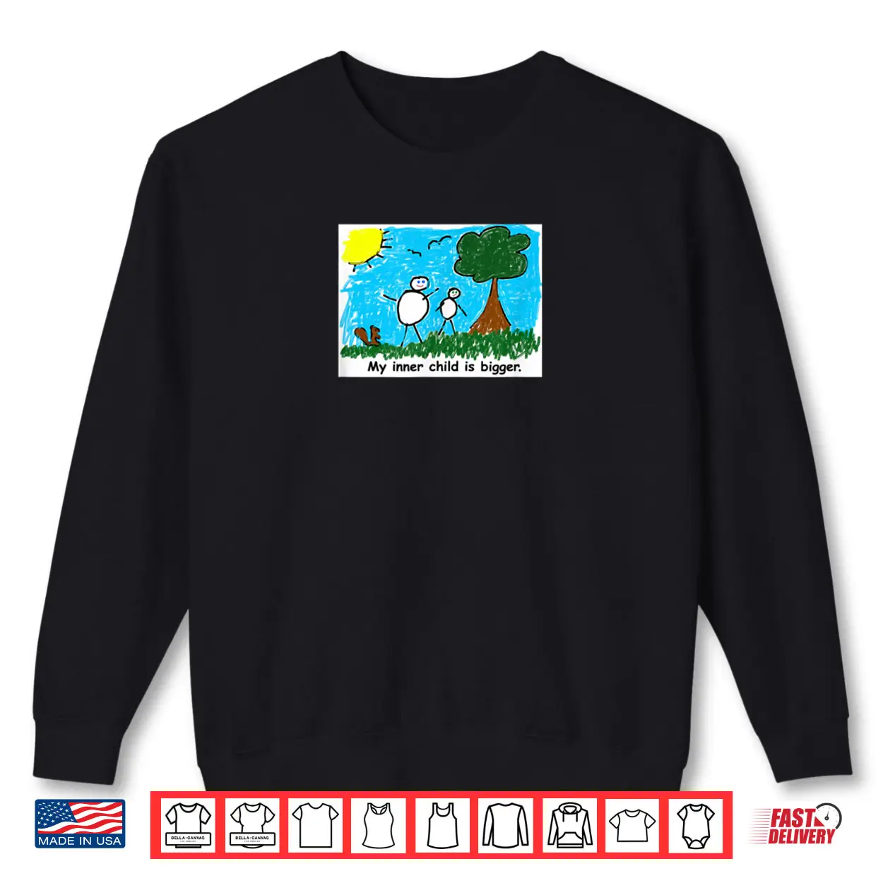 My Inner Child is Bigger Shirt My Inner Child is Bigger Shirt