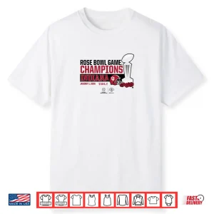 Indiana 2025 26 College Football Playoff Rose Bowl Trophy Shirt