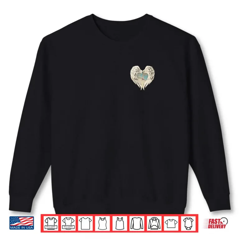 Angel Heart Rustic Graphic Love Remembrance Shirt 1 Sweatshirt Angel Heart Rustic Graphic Love Remembrance Shirt