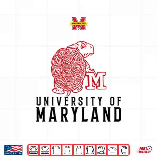 Design University Of Maryland Homecoming 2025 Shirt