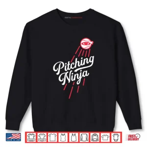 Sweatshirt Los Angeles Dodgers Pitching Ninja Shirt