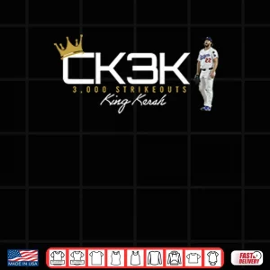 Design Clayton Kershaw 3000 Strikeout Shirt