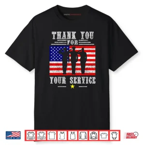 Thank You for Your Service Patriotic Veterans Day Shirt