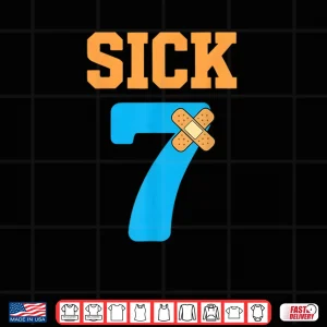 Design Sick Seven Meme Six Seven Sick 7 Funny Bandage Shirt