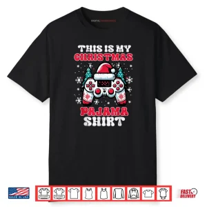 This My Christmas Pajama Shirt Gaming Xmas Shirt