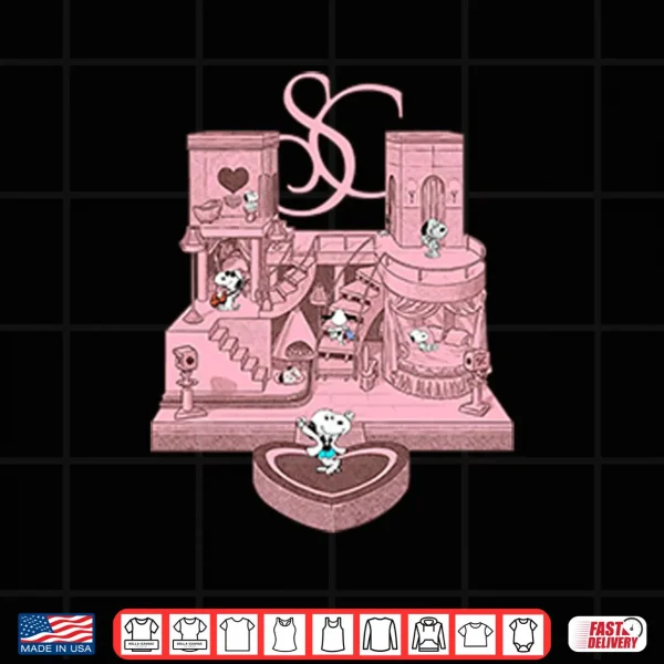 Design Sabrina Carpenter House Tour Snoopy Shirt