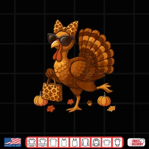 Leopard Turkey with Sunglasses Funny Thanksgiving Shirt 3 Design Leopard Turkey with Sunglasses Funny Thanksgiving Shirt