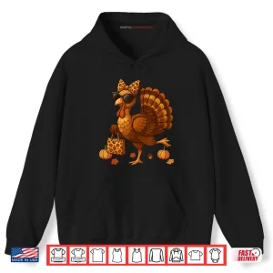 Leopard Turkey with Sunglasses Funny Thanksgiving Shirt 2 Hoodie Leopard Turkey with Sunglasses Funny Thanksgiving Shirt