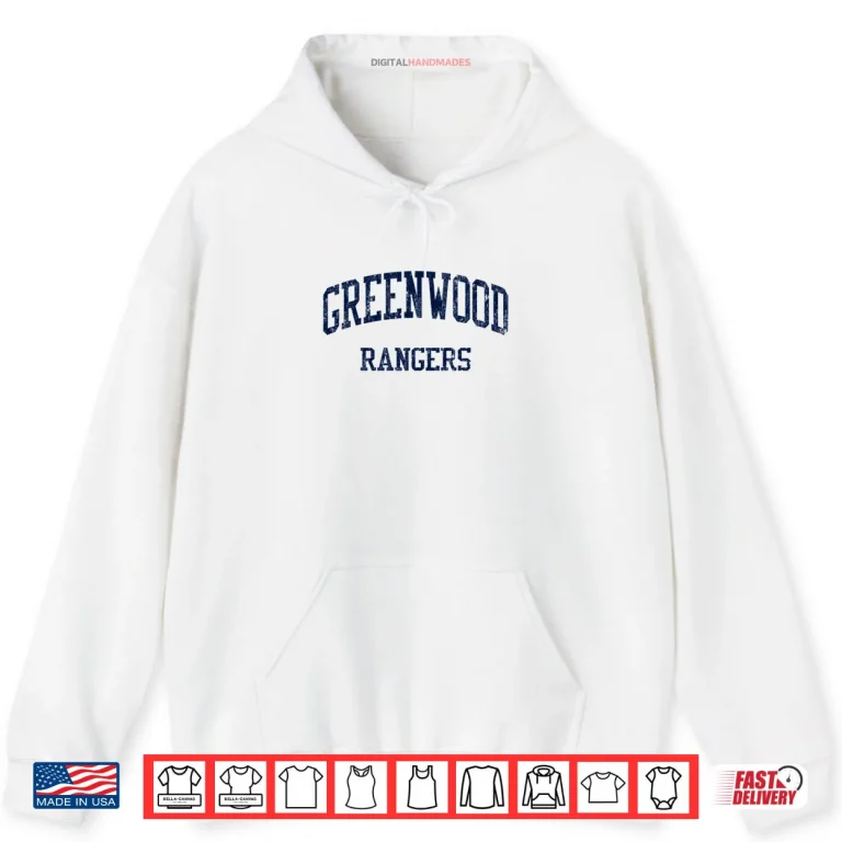 Hoodie Greenwood High School HS Midland TX Vintage Sports Long Shirt