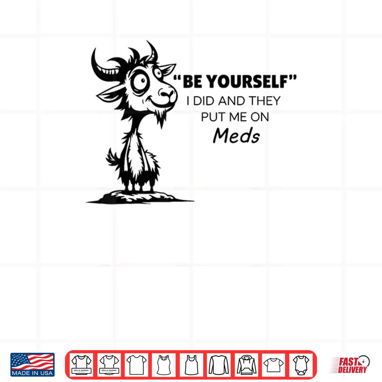 Be Yourself I Did and They Put Me On Meds Shirt Be Yourself I Did and They Put Me On Meds Shirt