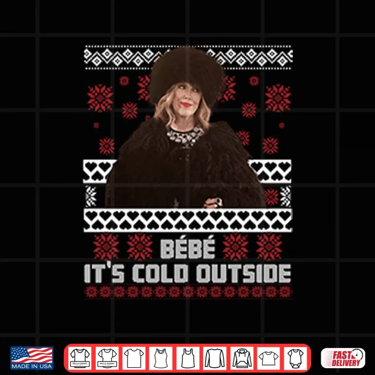 Design Bebe Its Cold Outside Christmas Shirt 1