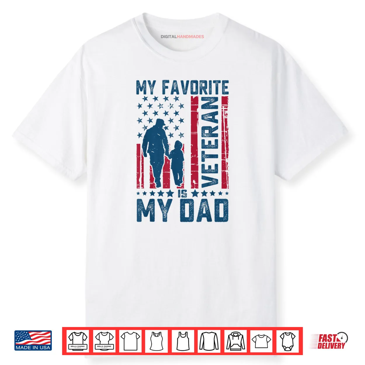 Veterans Day My Favorite Veteran is My Dad Shirt Veterans Day My Favorite Veteran is My Dad Shirt