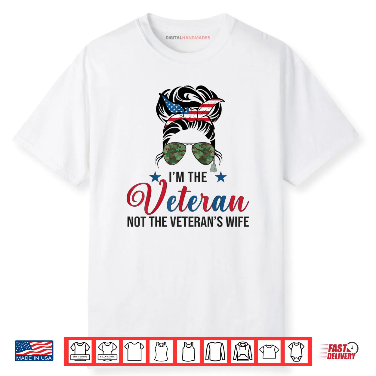 I’m The Veteran and The Veteran’s Wife Female Veterans Day Shirt I’m The Veteran and The Veteran’s Wife Female Veterans Day Shirt