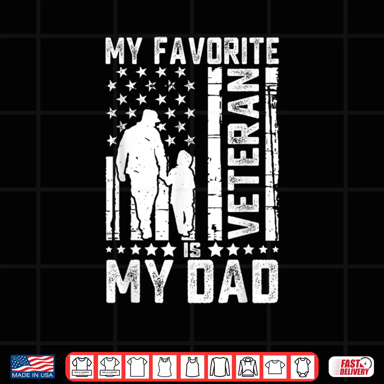 Father Veterans Day My Favorite Veteran is My Dad Shirt Father Veterans Day My Favorite Veteran is My Dad Shirt