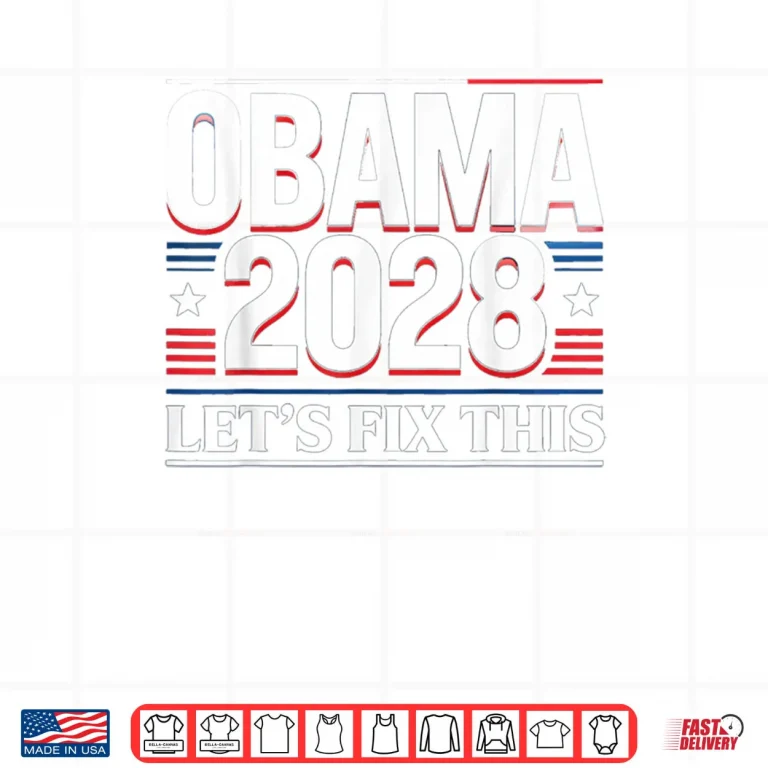 President Barack Obama 2028 Portrait Patriotic Democrat USA Shirt 3 Design President Barack Obama 2028 Portrait Patriotic Democrat USA Shirt