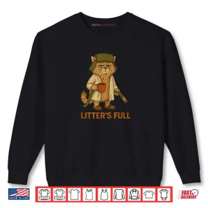 Sweatshirt Litters Full Cat Parody Shirt