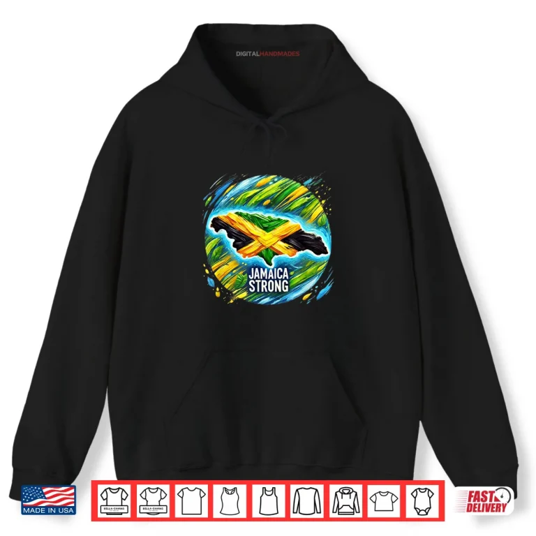 Hoodie Jamaica Strong Hurricane Melissa Recovery Shirt