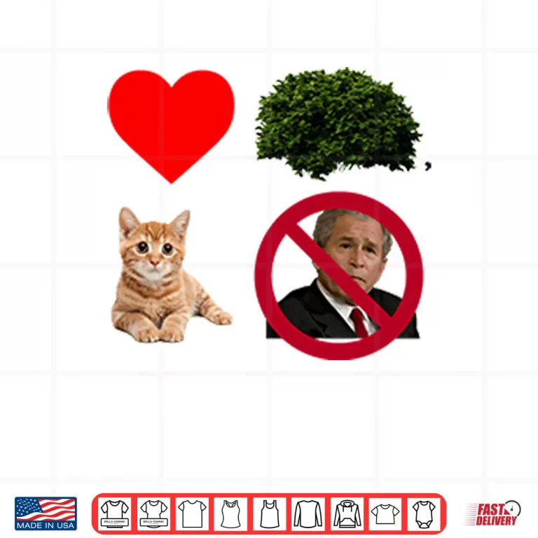 Design I Heart Bush The Pussy Not The President Shirt