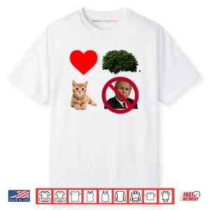 I Heart Bush The Pussy Not The President Shirt