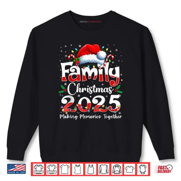 Sweatshirt Family Christmas 2025 Matching Outfit Xmas Squad Santa Shirt