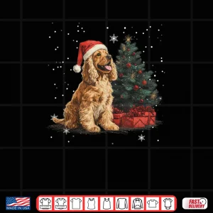 Cocker Spaniel Dog Christmas Tree Funny Shirt 3 Design Cocker Spaniel Dog Christmas Tree Funny Shirt