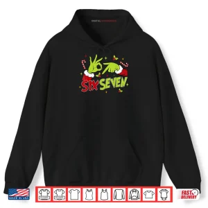 Hoodie 67 Meme Humor 6 7 Funny Six Seven Christmas Shirt