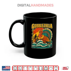 Mug Thanksgiving Turkey Day Gobblezilla Shirt