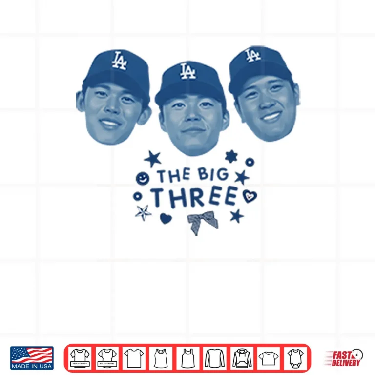 Design Ohtani Yamamoto Sasaki The Big Three Shirt