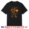 Bigfoot Pilgrim Turkey Pumpkin Thanksgiving Day Shirt