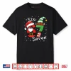 Six Seven 67 Meme 6 7 Elf Santa Christmas Pajamas Shirt