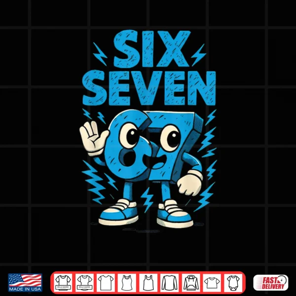 Kids Meme 67 Six Seven 6 7 Italian Brainrot Shirt 4 Design Kids Meme 67 Six Seven 6 7 Italian Brainrot Shirt