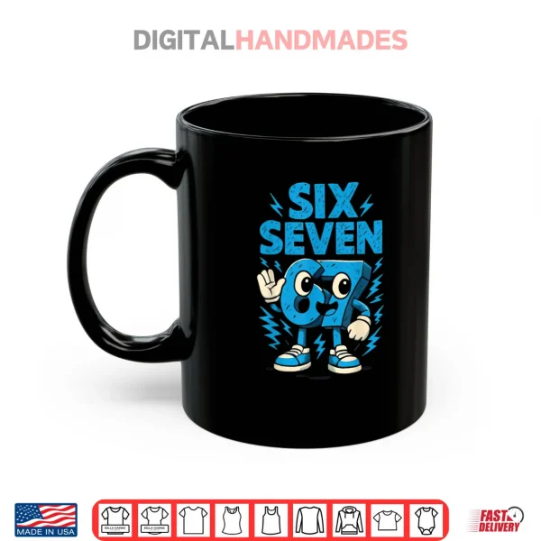Kids Meme 67 Six Seven 6 7 Italian Brainrot Shirt 3 Mug Kids Meme 67 Six Seven 6 7 Italian Brainrot Shirt