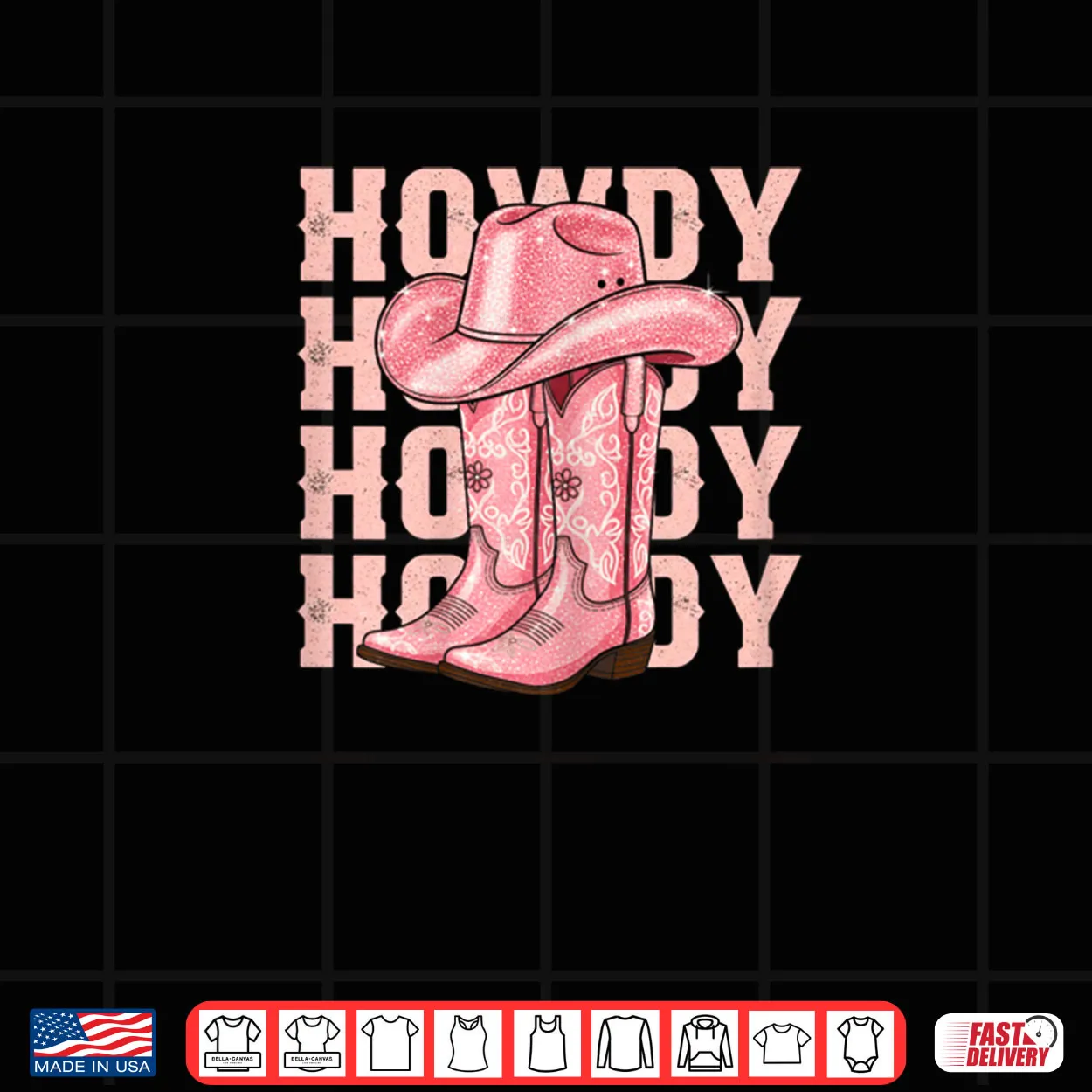 Howdy Southern Western Girl Hat Country Rodeo Pink Cowgirl Shirt Howdy Southern Western Girl Hat Country Rodeo Pink Cowgirl Shirt