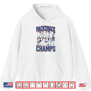 Hoodie Los Angeles Dodgers Back2back Champs Shirt