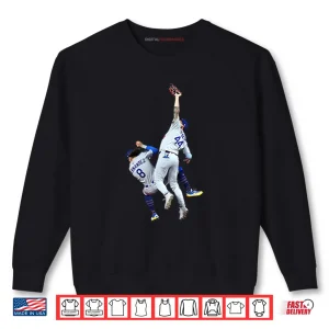 Andy Pages Hitting Kiké Hernandez Shirt 1 Sweatshirt Andy Pages Hitting Kike Hernandez Shirt