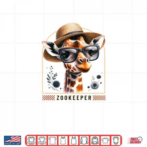 Design Zookeeper Adult Giraffe Safari Shirt