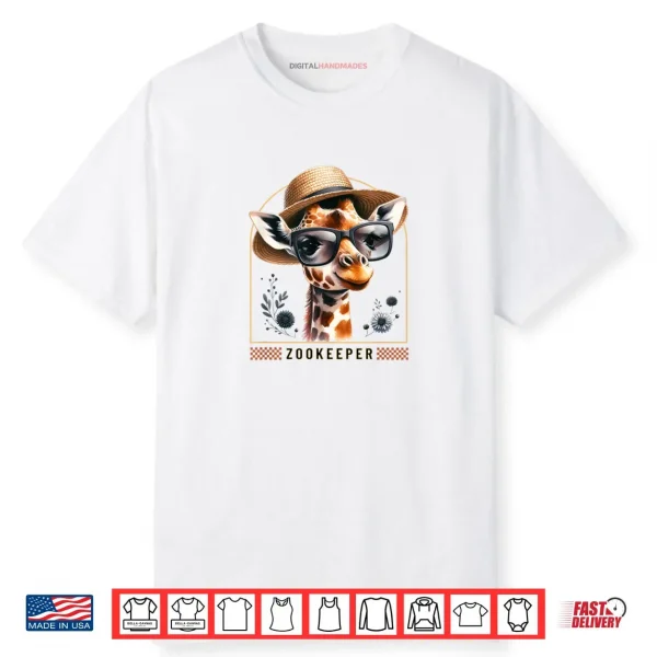 Zookeeper Adult Giraffe Safari Shirt