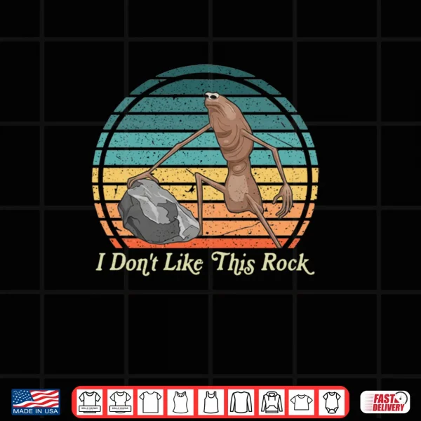 Design Marcus The Worm I Dont Like This Rock Retro Shirt