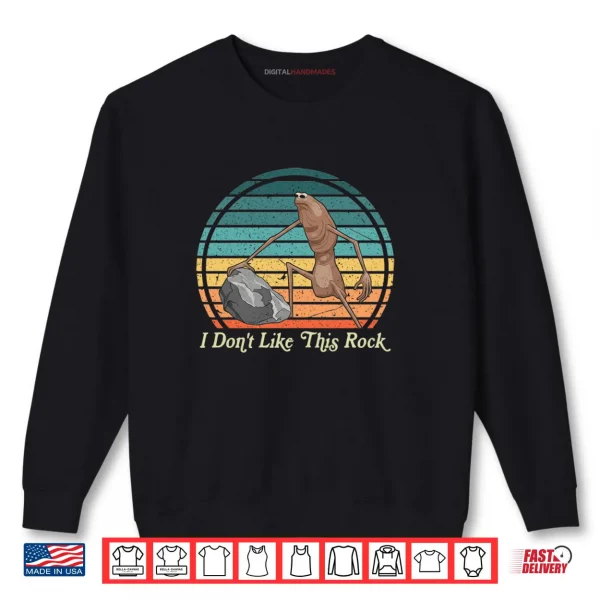 Sweatshirt Marcus The Worm I Dont Like This Rock Retro Shirt