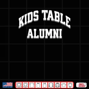 Design Table Alumni Funny Thanksgiving Novelty Humor Shirt