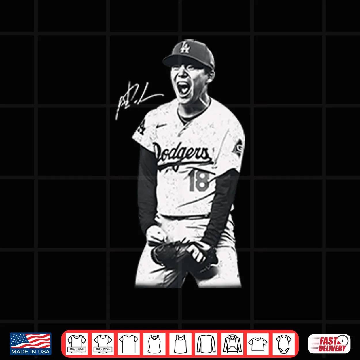 Yoshinobu Yamamoto Dodgers Shirt Yoshinobu Yamamoto Dodgers Shirt