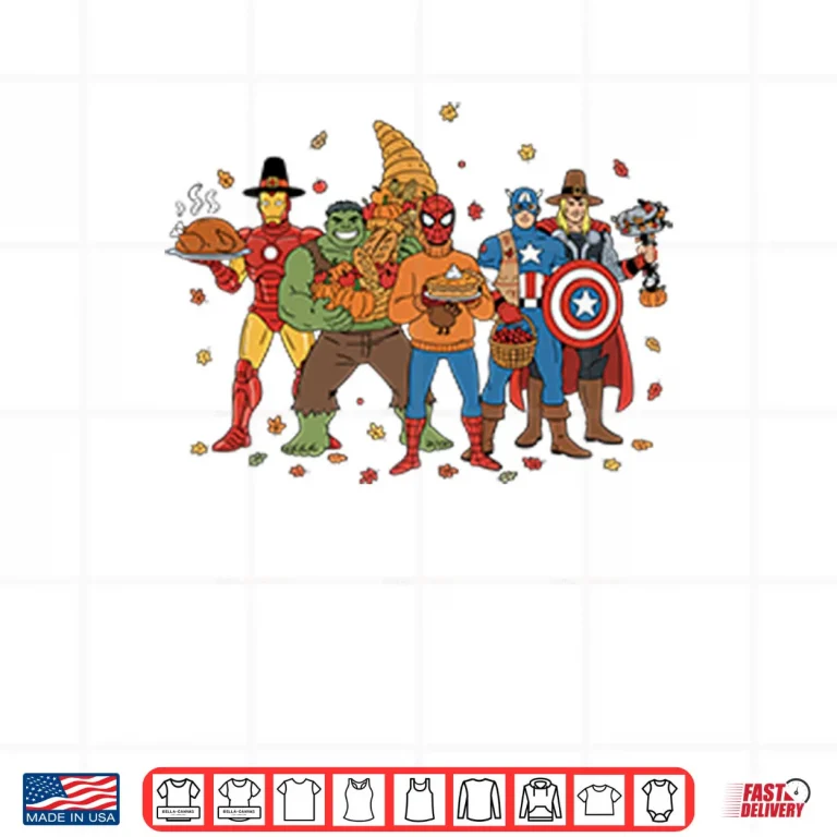 Design Thanksgiving Superhero Shirt